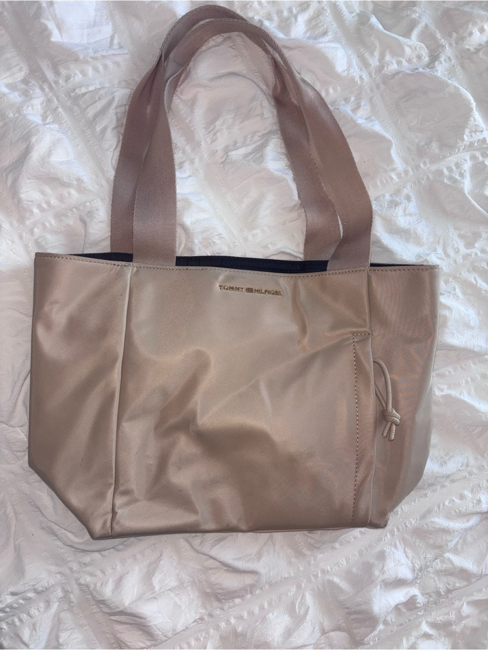 Tommy Hilfiger Taupe Nylon Tote